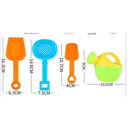 14-Piece Beach Toy Set with Pail and Sand Tools by HitMyNeed