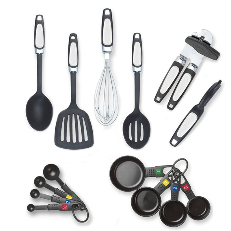 14-Piece Stainless Steel Kitchen Utensil Set by HitMyNeed