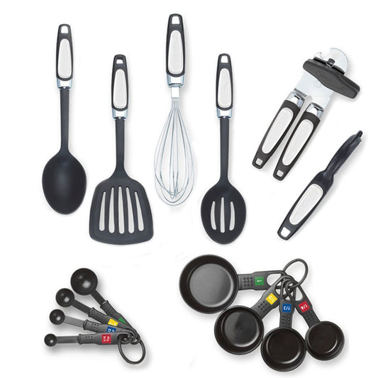 14-Piece Stainless Steel Kitchen Utensil Set by HitMyNeed