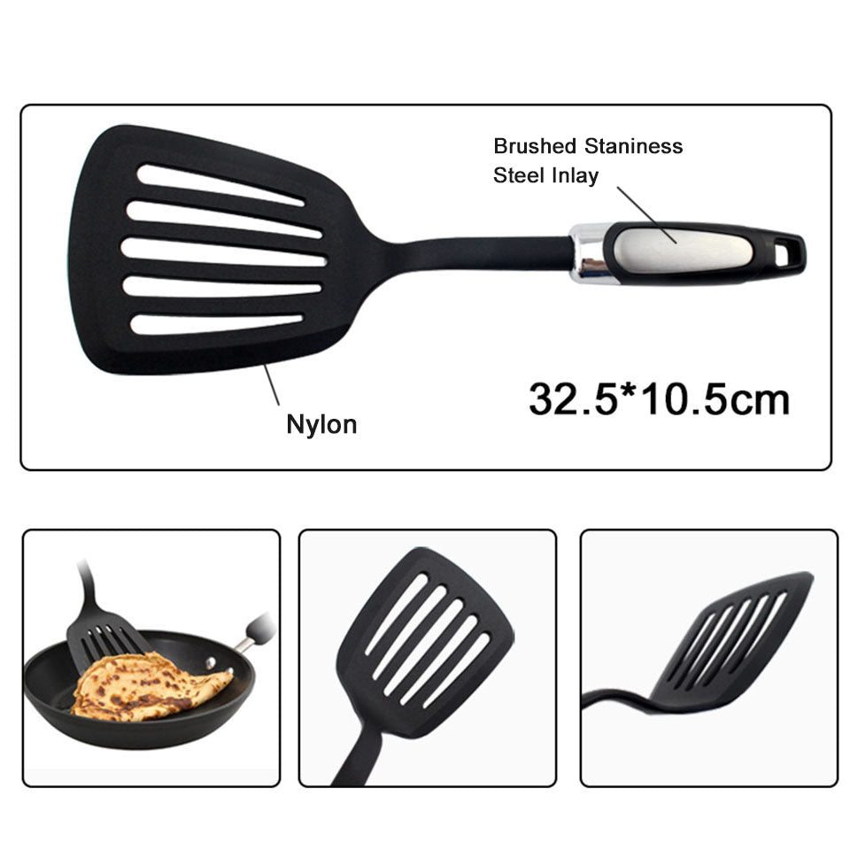 14-Piece Stainless Steel Kitchen Utensil Set by HitMyNeed
