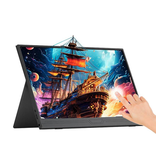 14" Portable Touchscreen Monitor 1080p USB-C HDMI by HitMyNeed