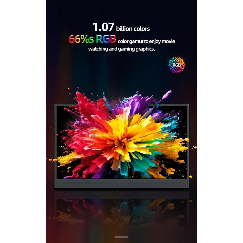 14" Portable Touchscreen Monitor 1080p USB-C HDMI by HitMyNeed