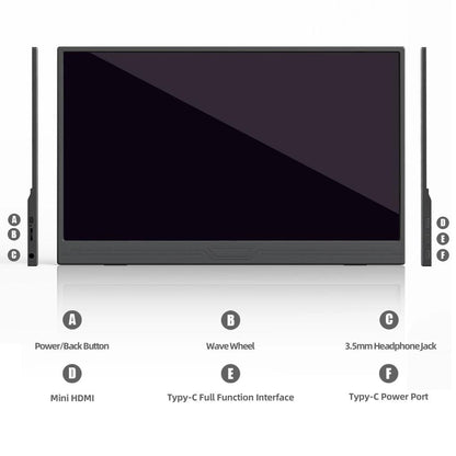 14" Portable Touchscreen Monitor 1080p USB-C HDMI by HitMyNeed