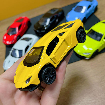 1:43 Diecast Alloy Sports Car Model with Pull-Back by HitMyNeed