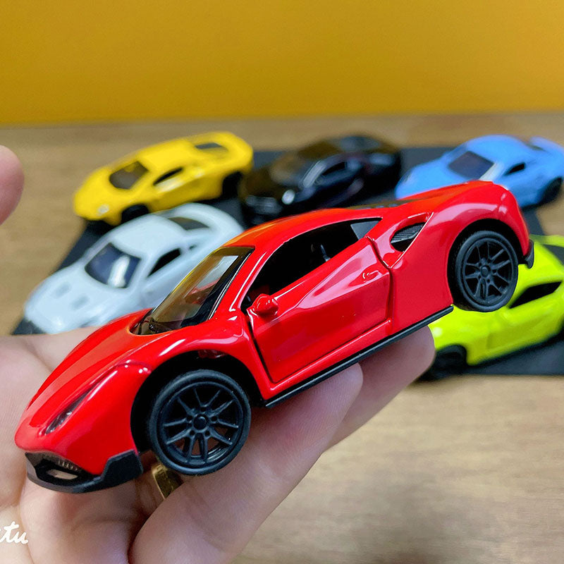 1:43 Diecast Alloy Sports Car Model with Pull-Back by HitMyNeed