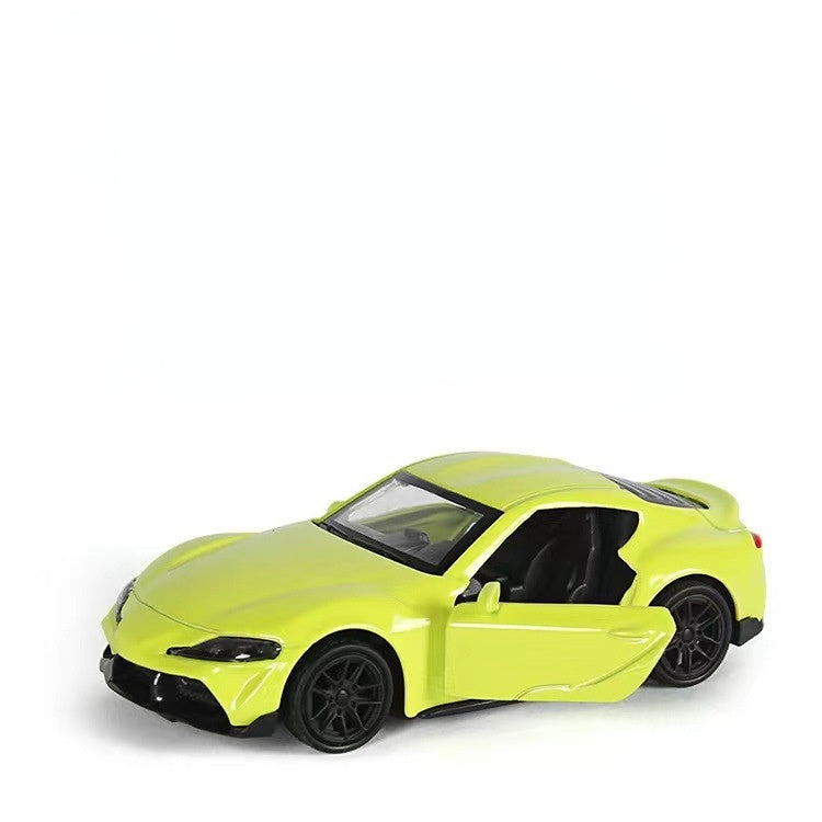 1:43 Diecast Alloy Sports Car Model with Pull-Back green-car-opp-bag by HitMyNeed