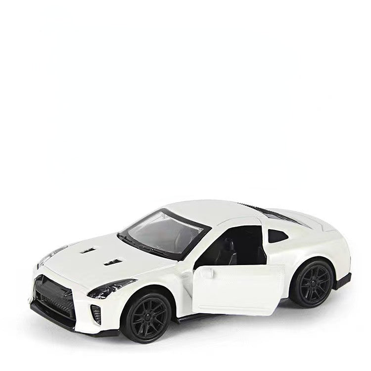 1:43 Diecast Alloy Sports Car Model with Pull-Back white-car-opp-bag by HitMyNeed