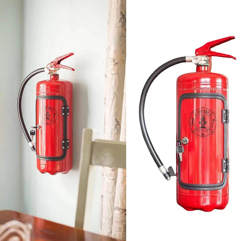 Fire Extinguisher Wine Bottle Storage & Gift Box