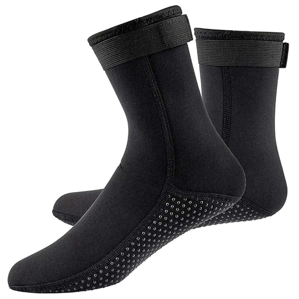 3mm Neoprene Non-Slip Diving Socks for Adults