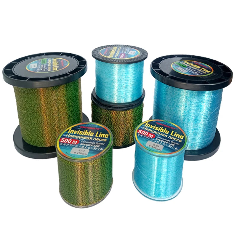 Invisible 3D Bionic Fluorocarbon Coated Fishing Line