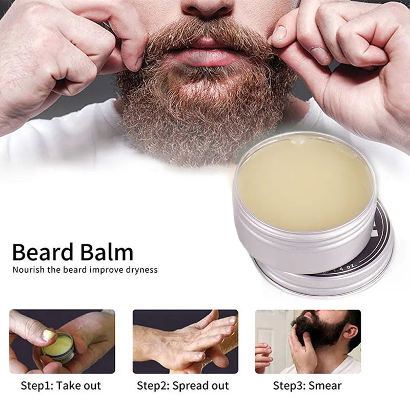 Beard Growth & Grooming Care Kit for Fuller Beards