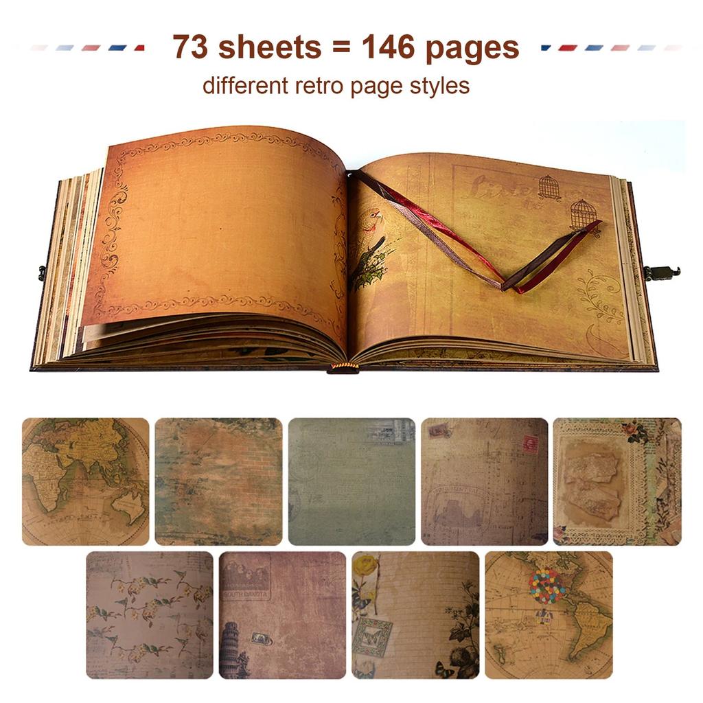 146 Page Our Adventure Book DIY Scrapbook Album by HitMyNeed