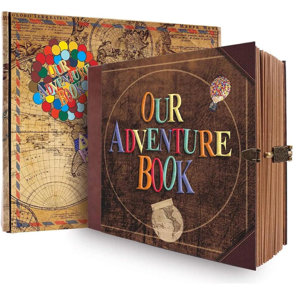 146 Page Our Adventure Book DIY Scrapbook Album word by HitMyNeed