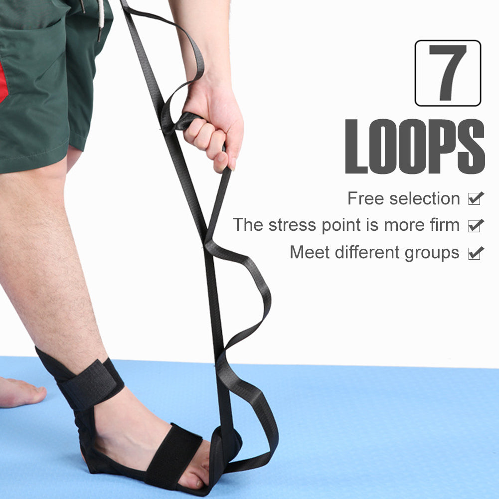 148cm Yoga Leg & Ankle Rehabilitation Stretch Strap by HitMyNeed
