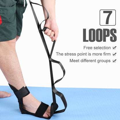 148cm Yoga Leg & Ankle Rehabilitation Stretch Strap by HitMyNeed