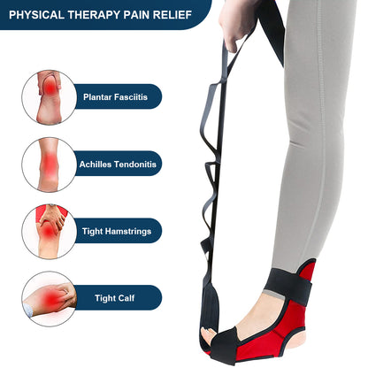 148cm Yoga Leg & Ankle Rehabilitation Stretch Strap by HitMyNeed