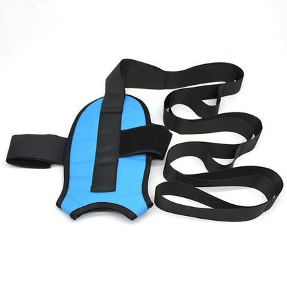 148cm Yoga Leg & Ankle Rehabilitation Stretch Strap blue by HitMyNeed