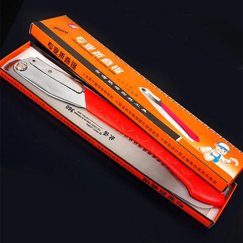 14in Folding Manganese Steel Logging Saw with Lock by HitMyNeed