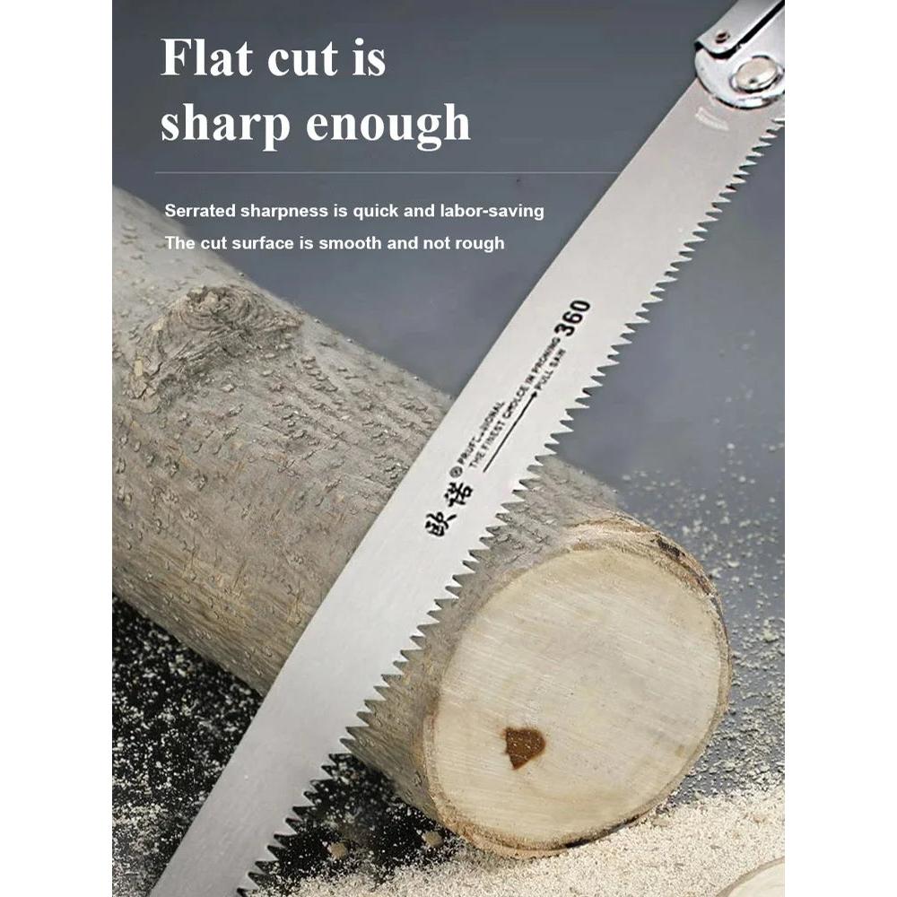 14in Folding Manganese Steel Logging Saw with Lock by HitMyNeed