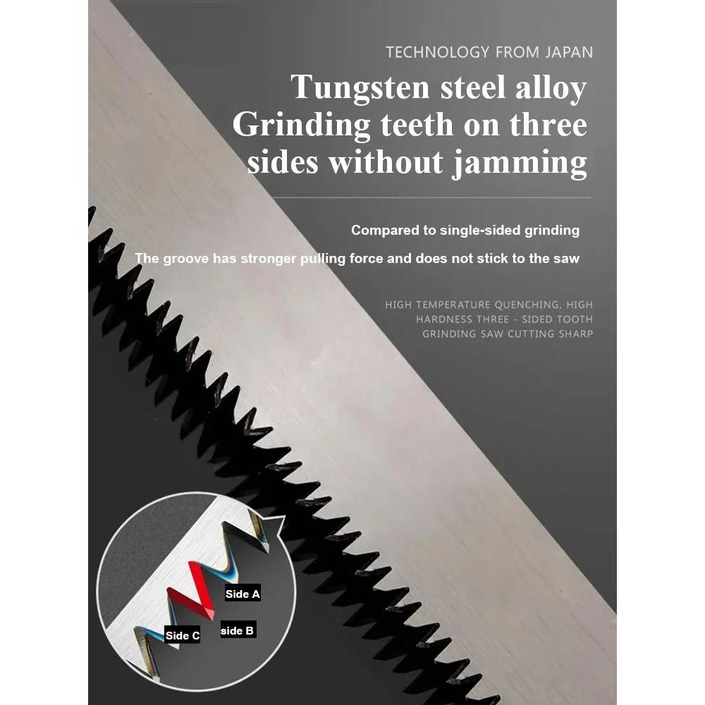 14in Folding Manganese Steel Logging Saw with Lock by HitMyNeed