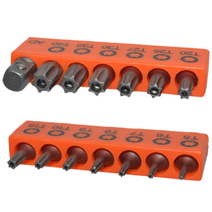 14pcs Torx Security Bit Set T5-T40 with 1/4" Adapter by HitMyNeed