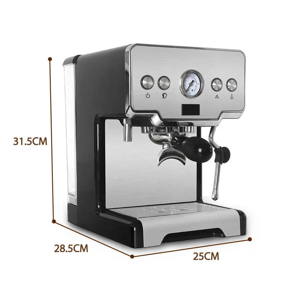 15 Bar Semi-Automatic Espresso Machine for Home by HitMyNeed