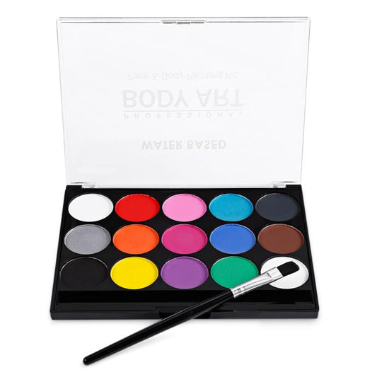 15-Color Washable Face and Body Paint Palette by HitMyNeed