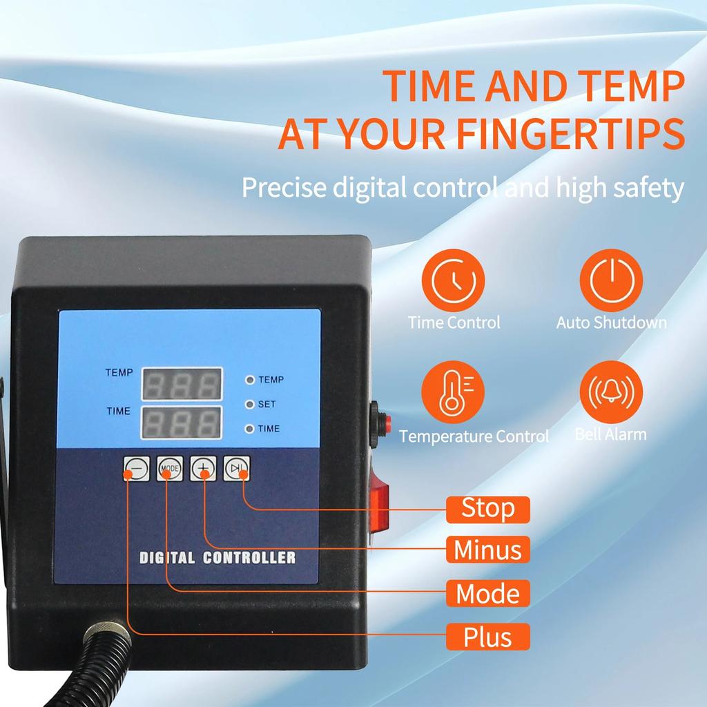 15-in-1 Multifunction Sublimation Heat Press Combo by HitMyNeed