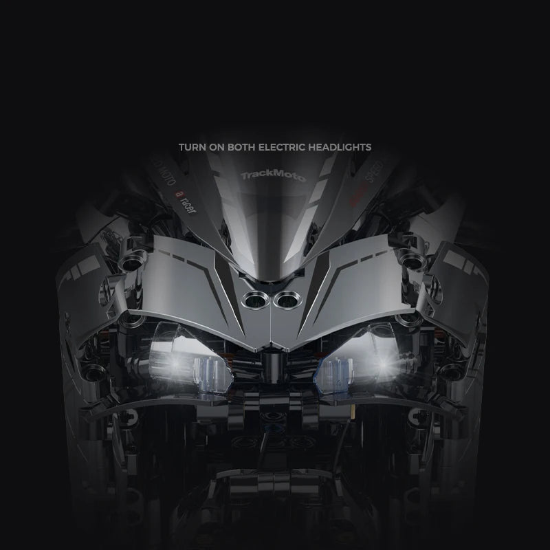 1:5 Racing Motorbike MOC Building Set 2156pcs by HitMyNeed