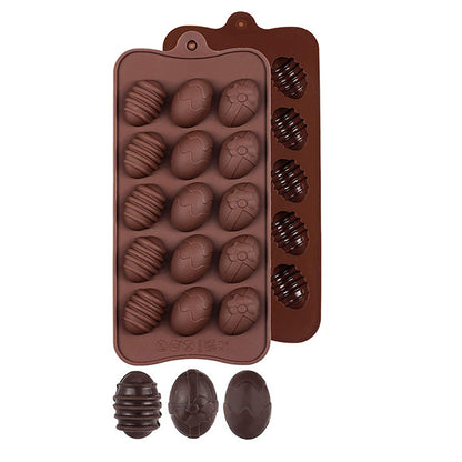 15 Slot Egg Silicone Mold for Chocolates & Candy by HitMyNeed