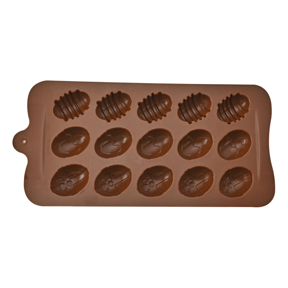 15 Slot Egg Silicone Mold for Chocolates & Candy by HitMyNeed