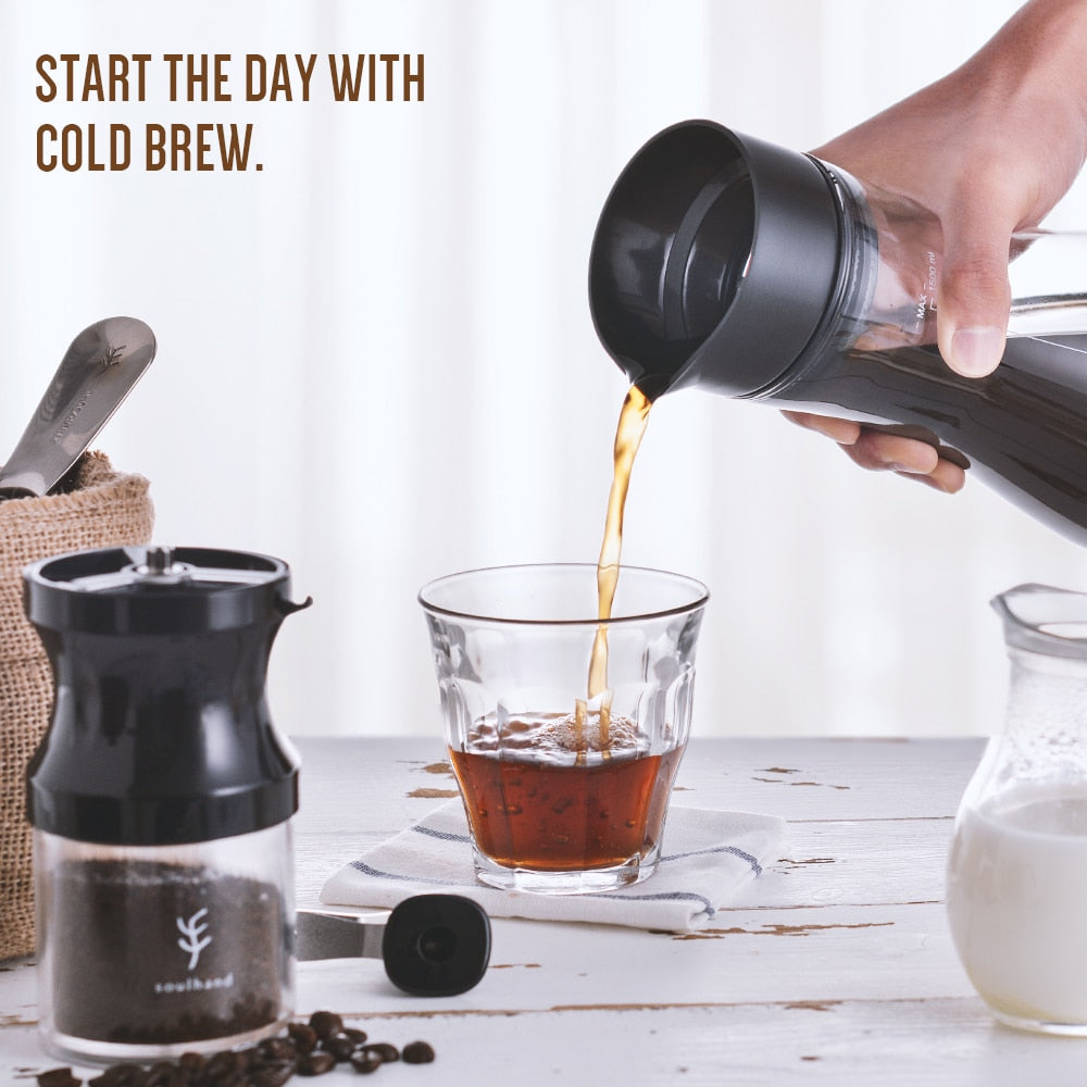 1500ml Borosilicate Glass Cold Brew Coffee Maker by HitMyNeed
