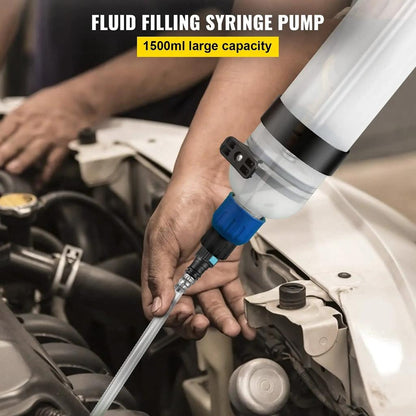 1500ml Oil Syringe Pump Liquid Extractor for Vehicles by HitMyNeed