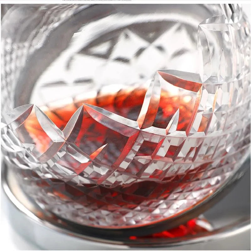 1500ml Rotating Crystal Wine Decanter and Aerator by HitMyNeed