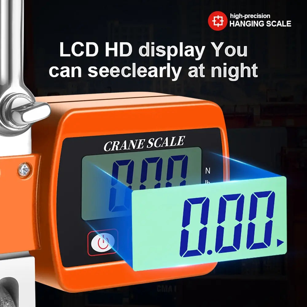 0.05-500kg Digital Hanging Crane Scale with LCD by HitMyNeed