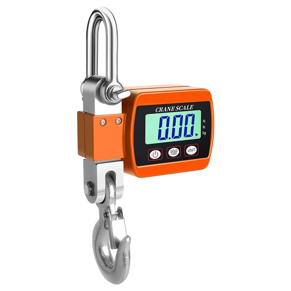 0.05-500kg Digital Hanging Crane Scale with LCD orange by HitMyNeed