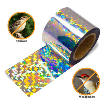 150ft Garden Bird Reflective Deterrent Tape by HitMyNeed