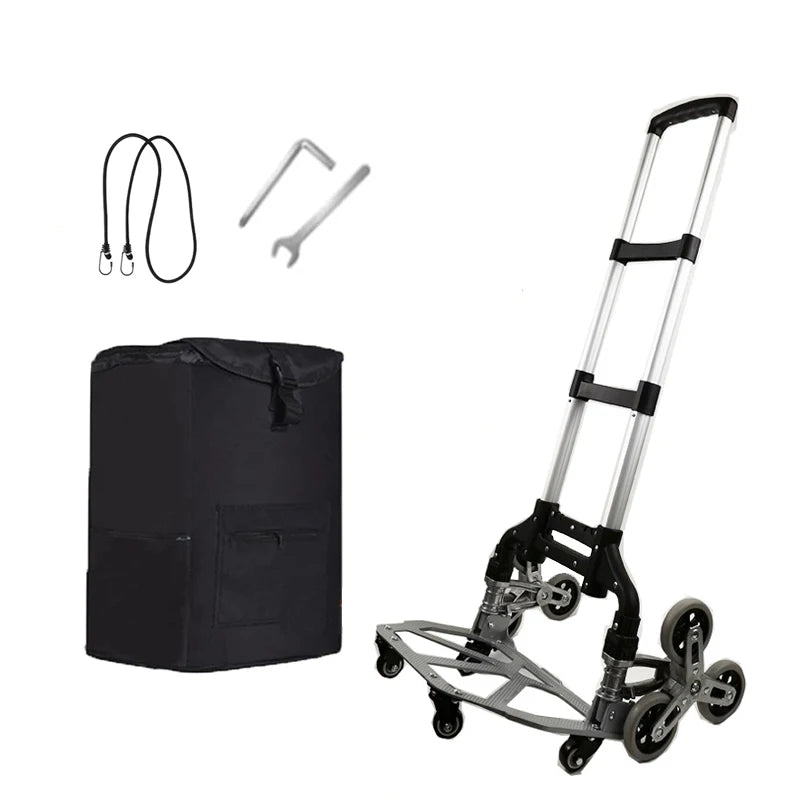 150kg All Terrain Stair Climbing Folding Trolley Cart by HitMyNeed