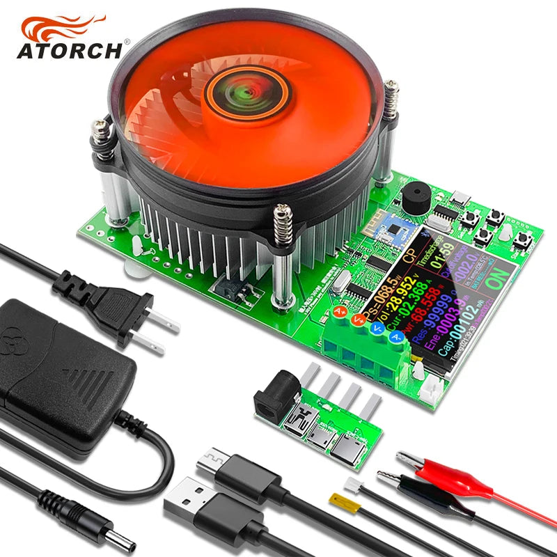 150W 20A Battery Capacity & DC USB Electronic Load Tester by HitMyNeed