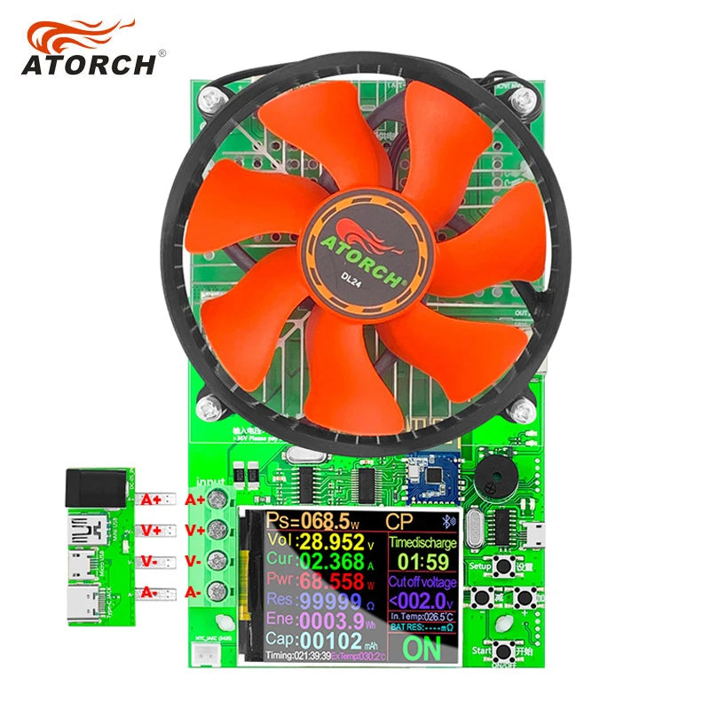 150W 20A Battery Capacity & DC USB Electronic Load Tester by HitMyNeed