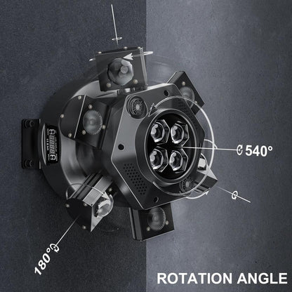 150W 6-Arm Moving Head RGBW DJ Light with DMX512 by HitMyNeed