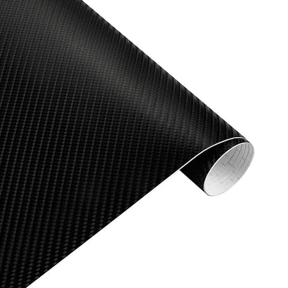 152x200cm 4D Carbon Fiber Car Wrap Vinyl Film black by HitMyNeed