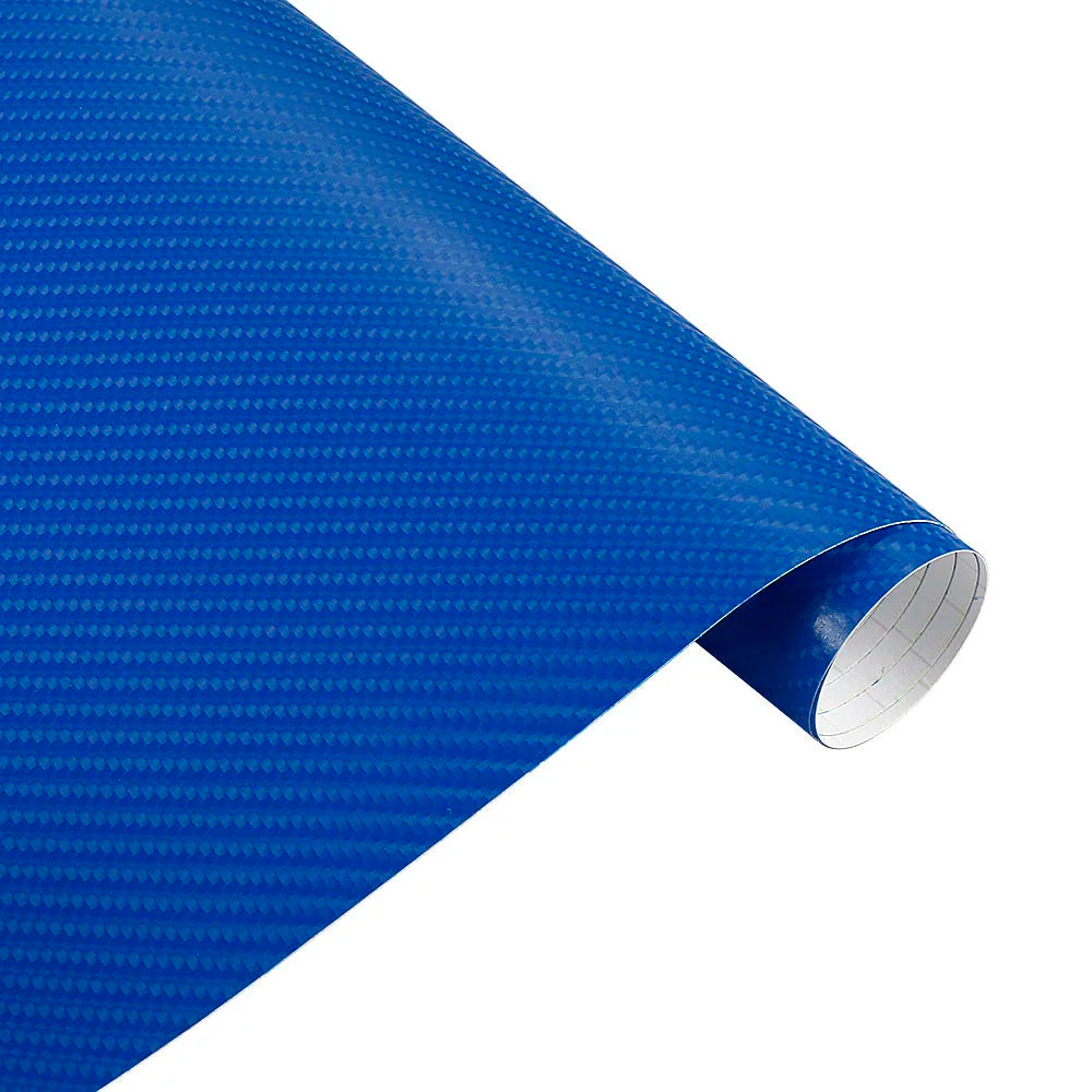 152x200cm 4D Carbon Fiber Car Wrap Vinyl Film deep-blue by HitMyNeed