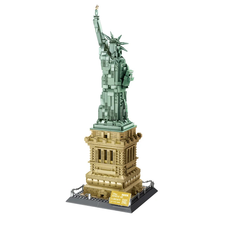 1577pcs Statue of Liberty Architecture Building Set by HitMyNeed
