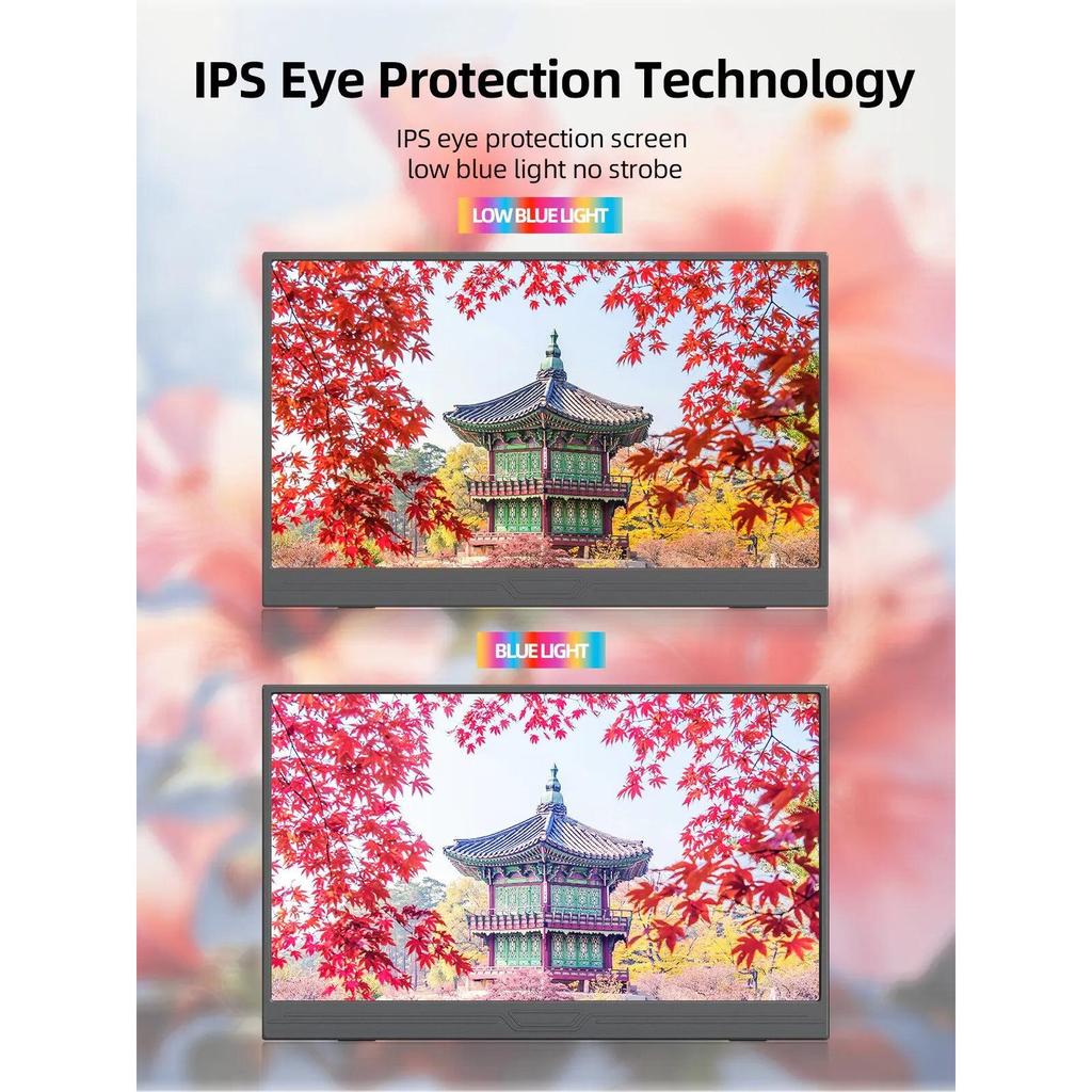 15.6" Portable Touchscreen Monitor 1080p HDR by HitMyNeed
