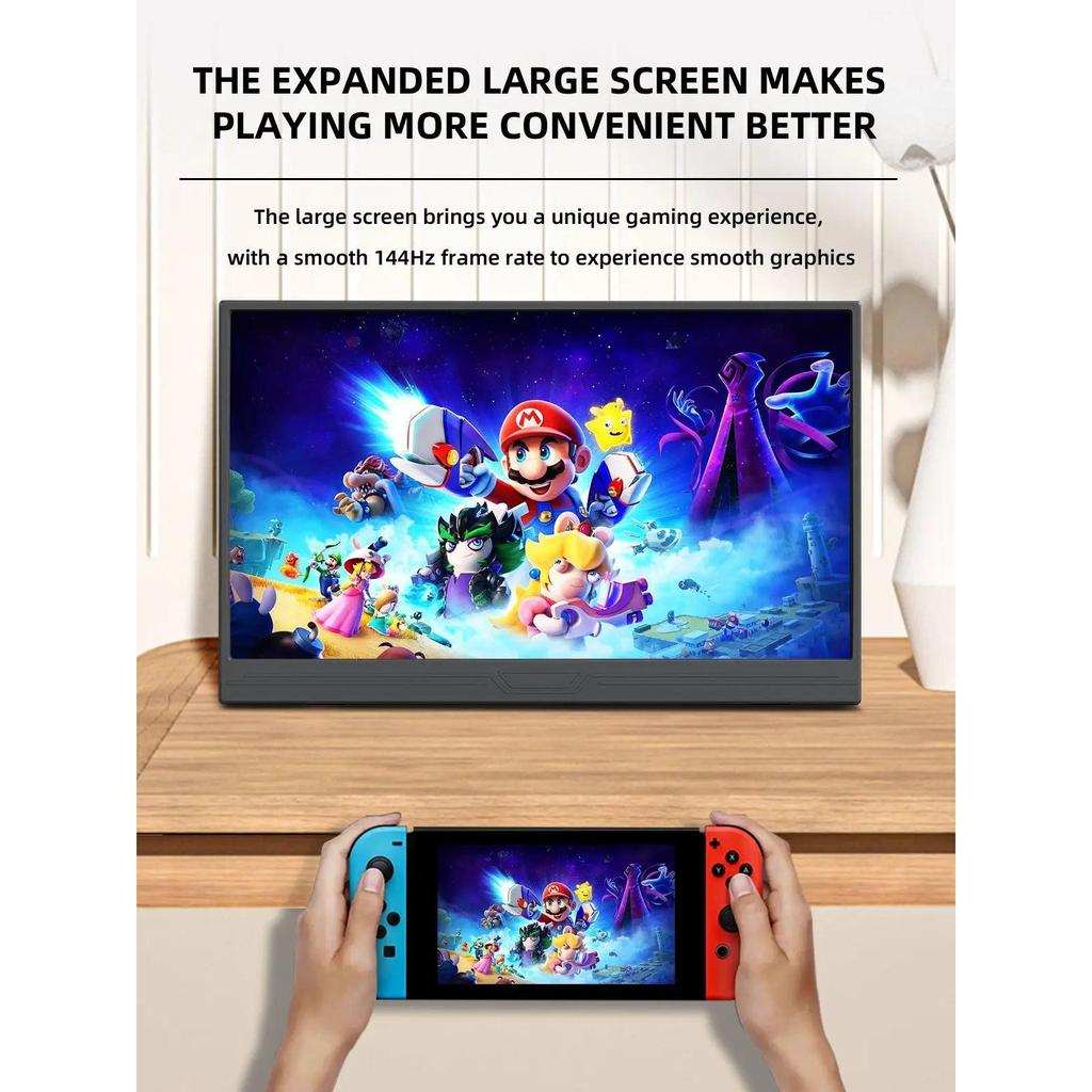 15.6" Portable Touchscreen Monitor 1080p HDR by HitMyNeed