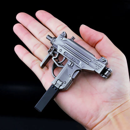 15cm Alloy Mini UZI Model Gun Keychain Pendant by HitMyNeed