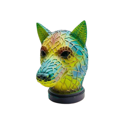 15cm Animal Resin Stained Glass Table Lamp Ornament a15 by HitMyNeed