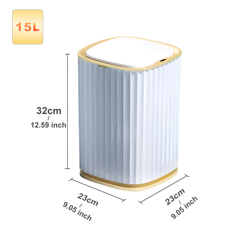15L Smart Sensor Trash Can with Automatic Lid by HitMyNeed