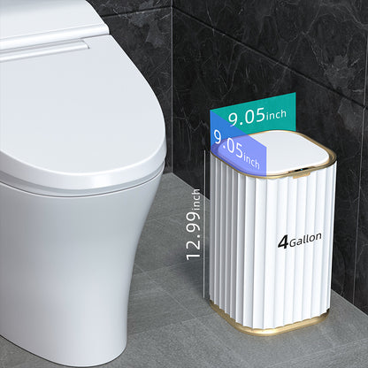15L Smart Sensor Trash Can with Automatic Lid by HitMyNeed